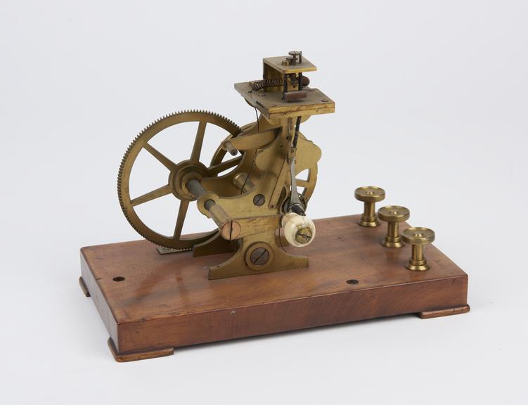 Wheatstone's automatic telegraph transmitter, 1858