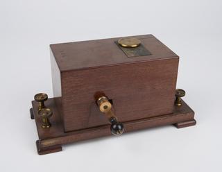 Automatic Wheatstone morse tape transmitter, hand-driven, c. 1858