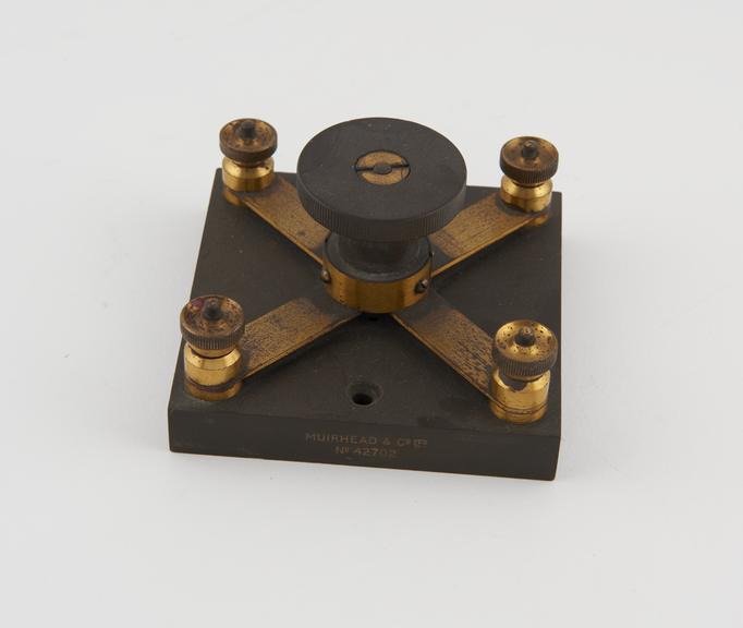 Galvanometer reversing switch, No. 42702, by Muirhead and Co