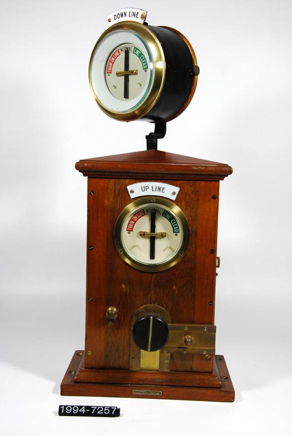 Telegraph block instrument (sending/receiving)