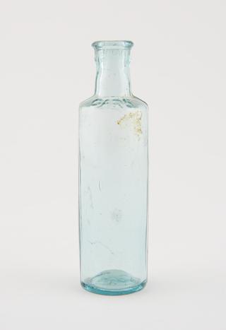 Clear glass bottle
