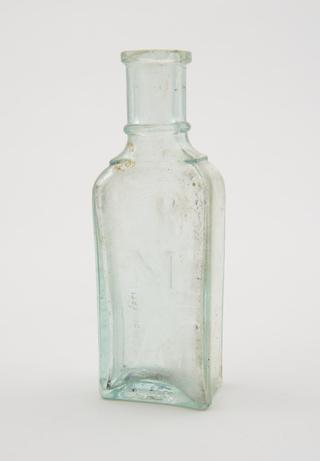 Clear glass bottle