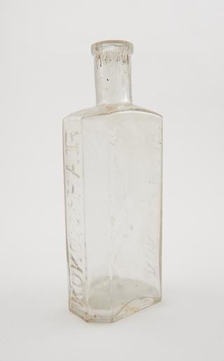 Glass bottle for koka hair tonic