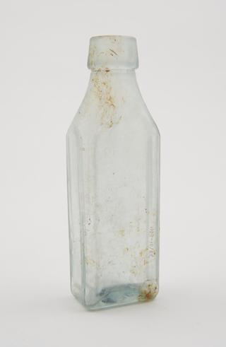Clear glass bottle for Scotts Emulsion