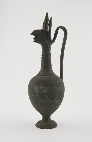 Bronze jug with griffin head spout