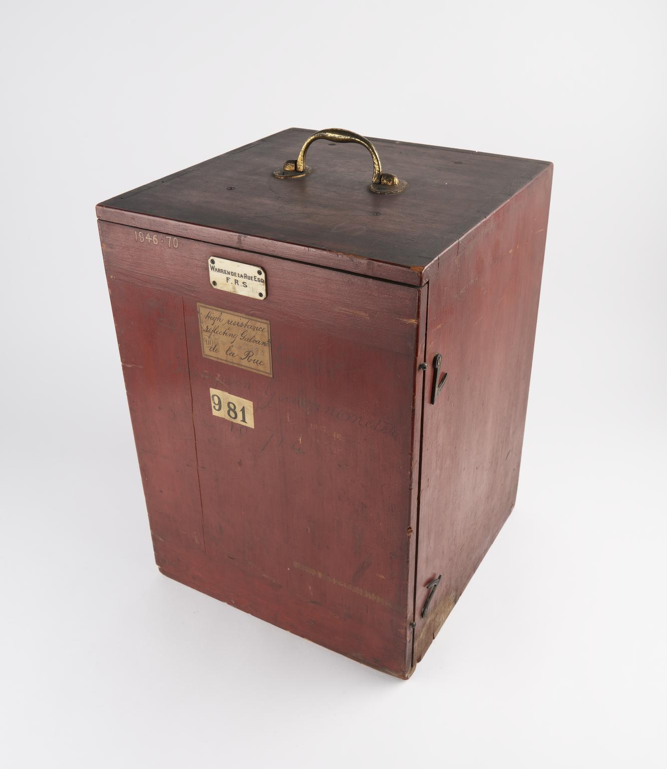 Case for Thomson galvanometer