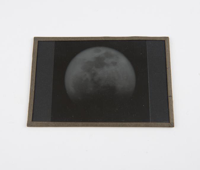 One of ten glass positives photographs of lunar Eclipse, 1910