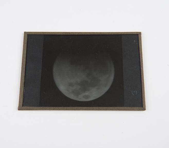 One of ten glass positives photographs of lunar Eclipse, 1910