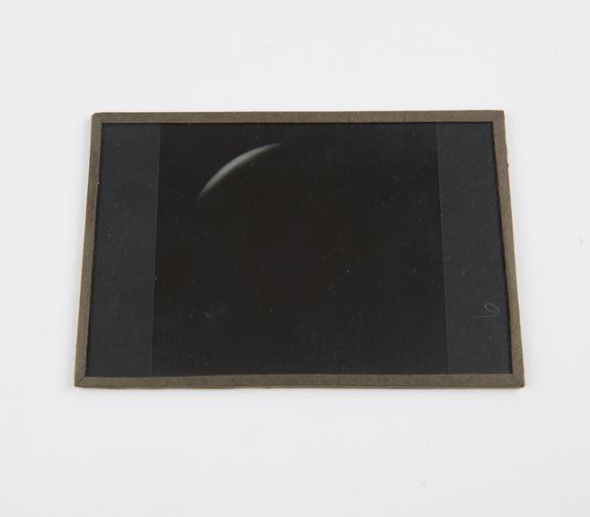 One of ten glass positives photographs of lunar Eclipse, 1910