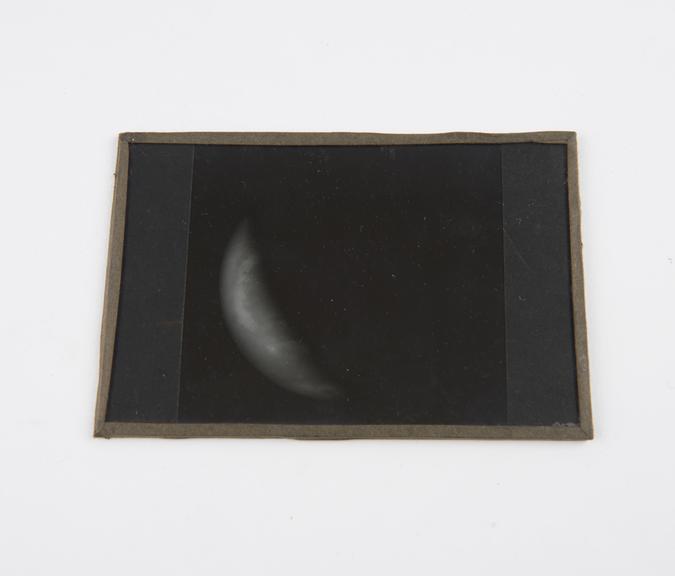 One of ten glass positives photographs of lunar Eclipse, 1910