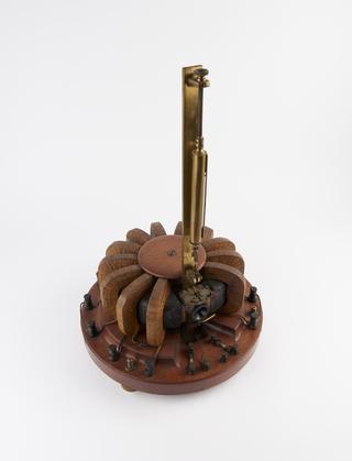 Synchronous mirror unit for Duddell's oscillograph