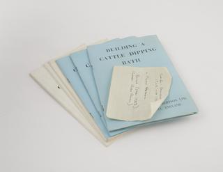 Eight booklets on Dipping Baths