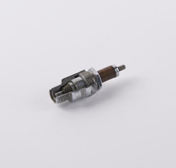 Cross sectioned spark plug