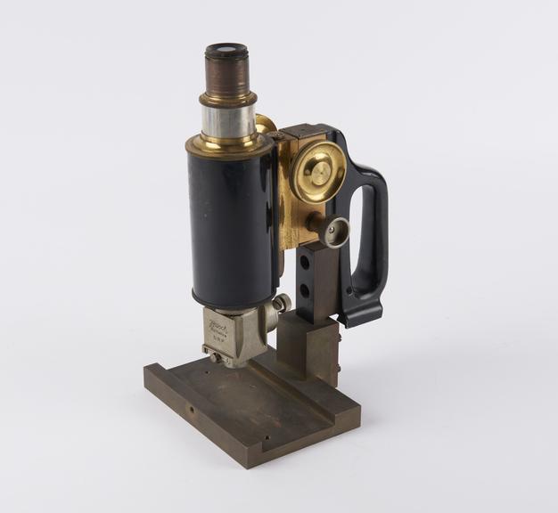 Busch microscope. Probably brought to the UK after WW2.