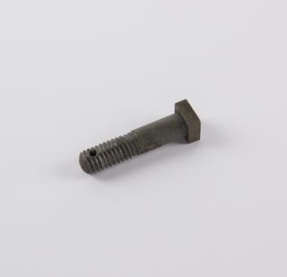 Steel square head bolt, associated with a 10hp two-cylinder Rolls Royce motorcar