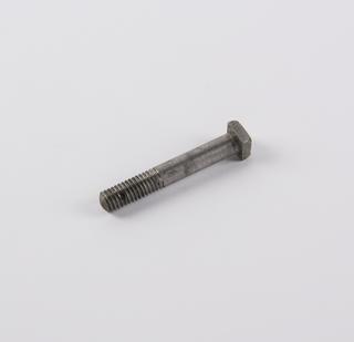 Steel square head bolt, associated with a 10hp two-cylinder Rolls Royce motorcar
