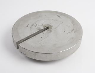Weight for Shaw horizontal pendulum seismograph