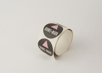 "Silence = Death" Stickers