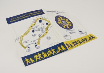 Programme for "Walk for Life" 1992