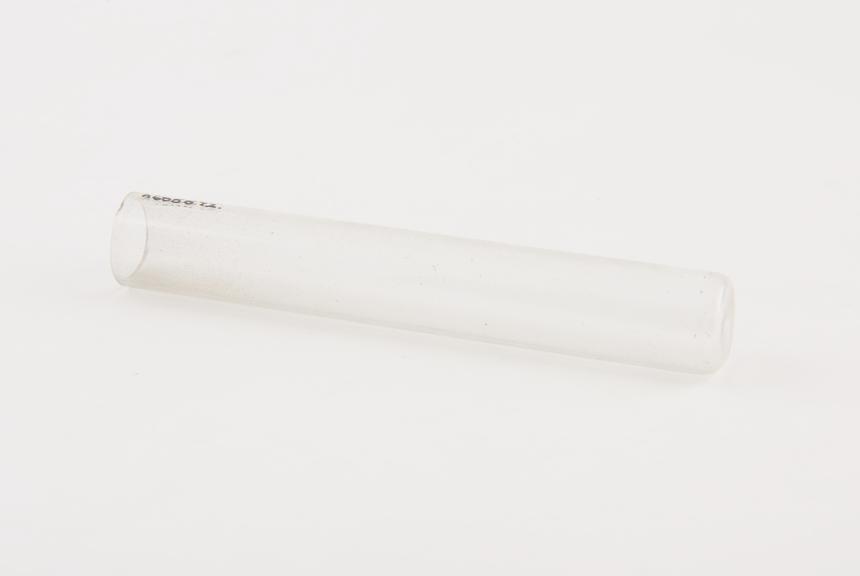 Test tube glass, cylindrical