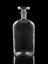 Laboratory glass reagent bottle and ground glass stopper