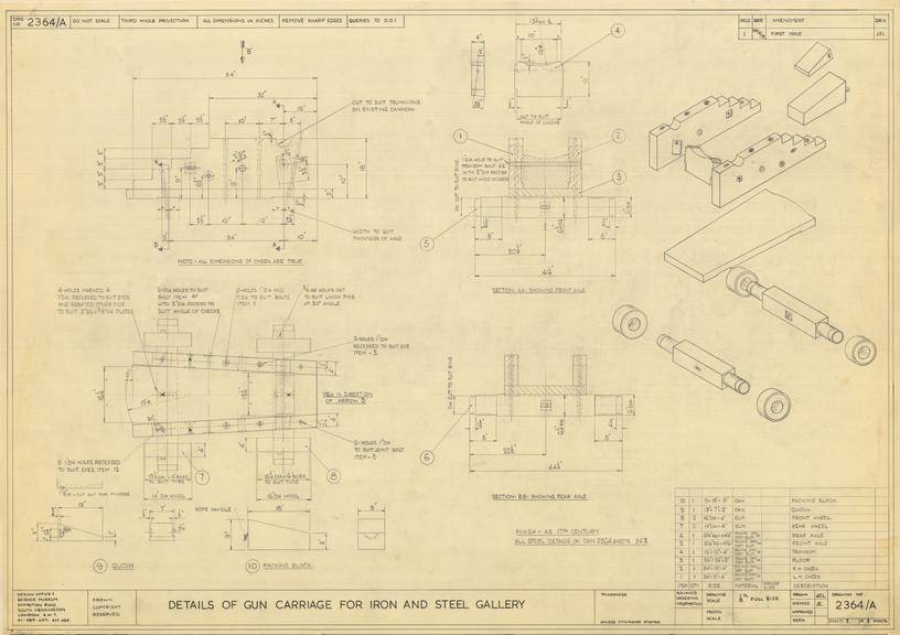 Details of Gun Carriage for Iron and Steel Gallery