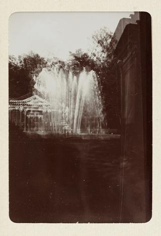 Peterhof, a Fountain in the Public Park