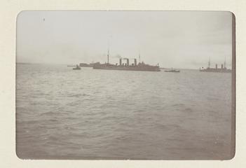 Some of the Russian Fleet off Cronstadt - Bogatyr