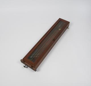 Barometer, part of the self-registering balanced magnetometer and barometer apparatus designed by Charles Brooke