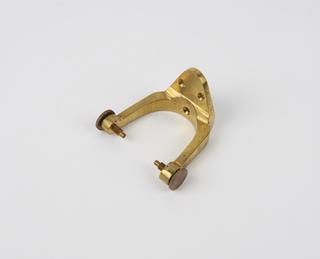 Brass mounting bracket for Kew pattern station barometer by Negretti & Zambra