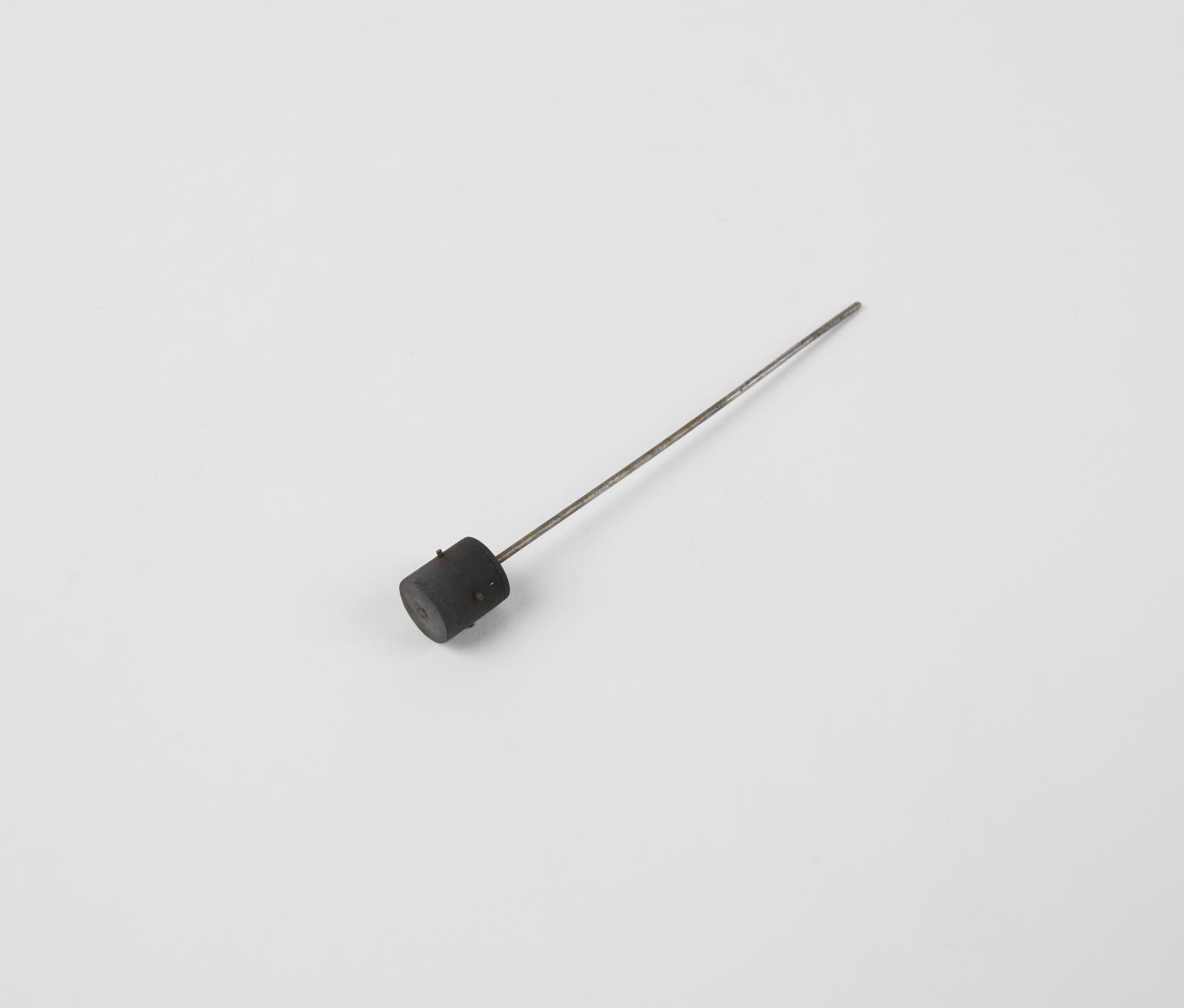 Part of a self-registering barograph