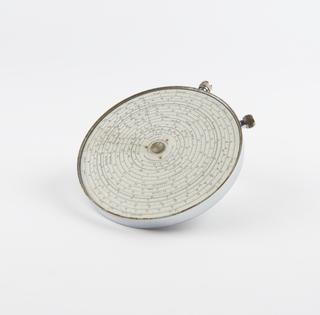 Circular slide rule