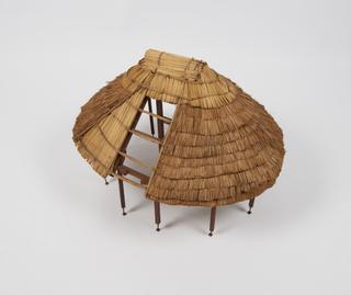 Model of a standard ‘Bengal’ thermometer shed used in India, scale 1:10