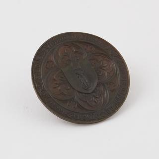 Parkesine seal, woman holding child in centre