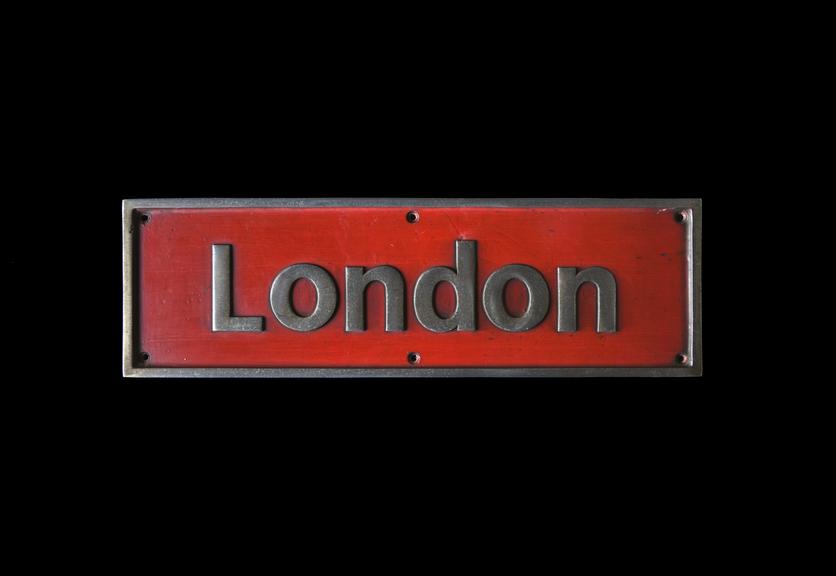 Nameplate London carried by locomotive number 319015