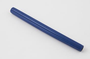 Parkesine; section of prussian blue fluted tubing