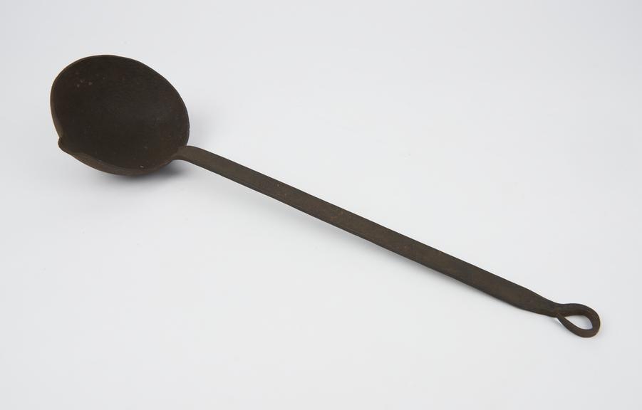 Ladle, iron, C16 to C19, European