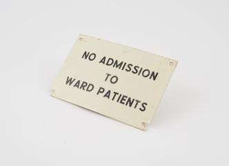 Hospital sign, Liverpool Royal Infirmary