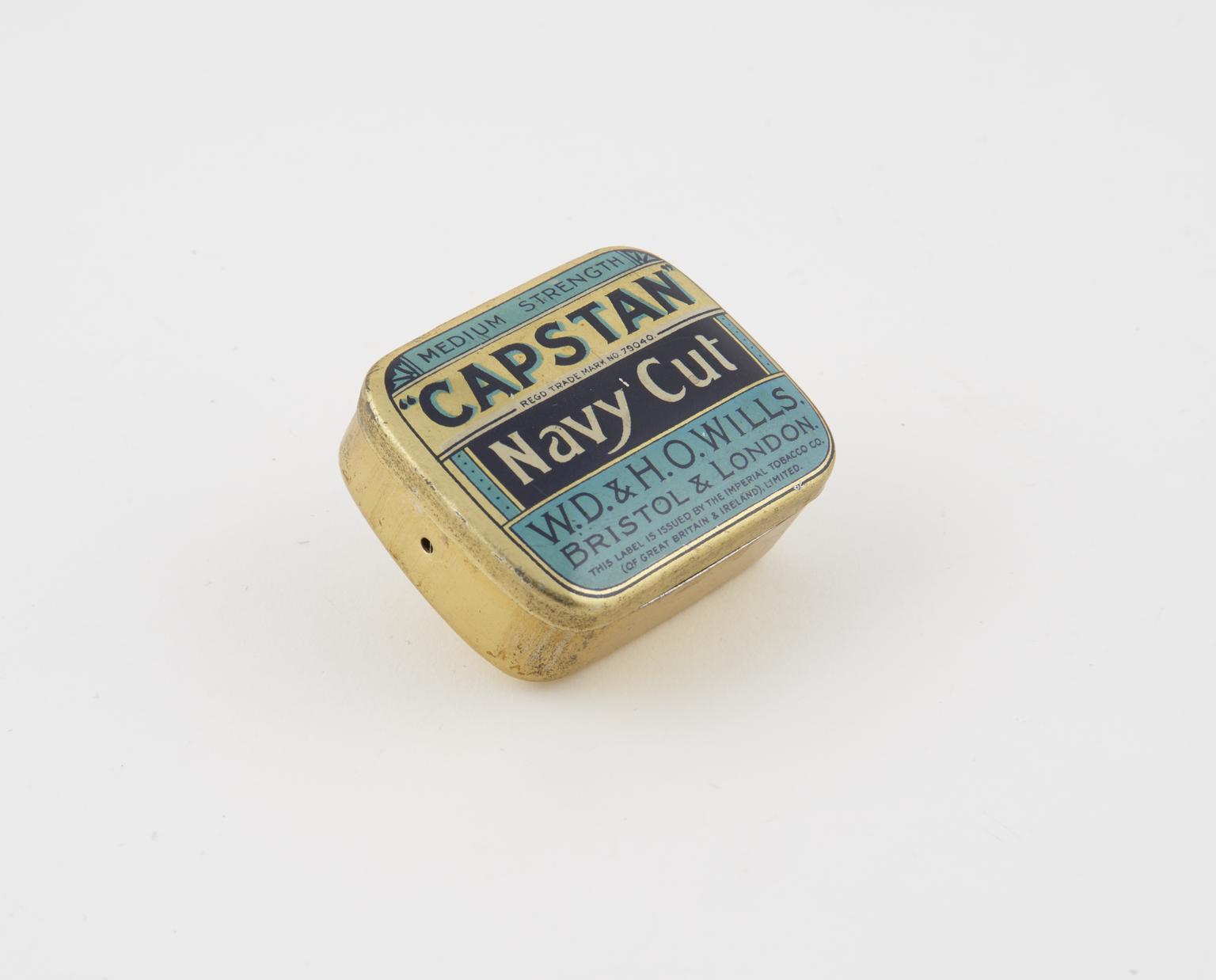 'Capstan' Navy Cut tobacco box, 1921-1939