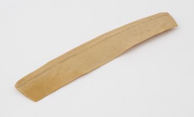 Unfinished comb of imitation ivory