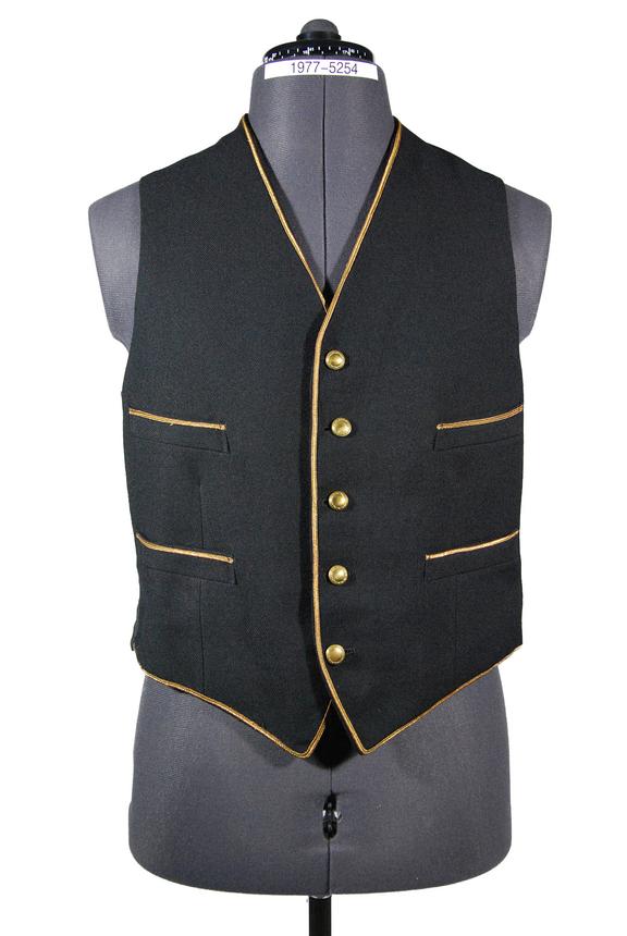 Railway uniform sleeveless waistcoat