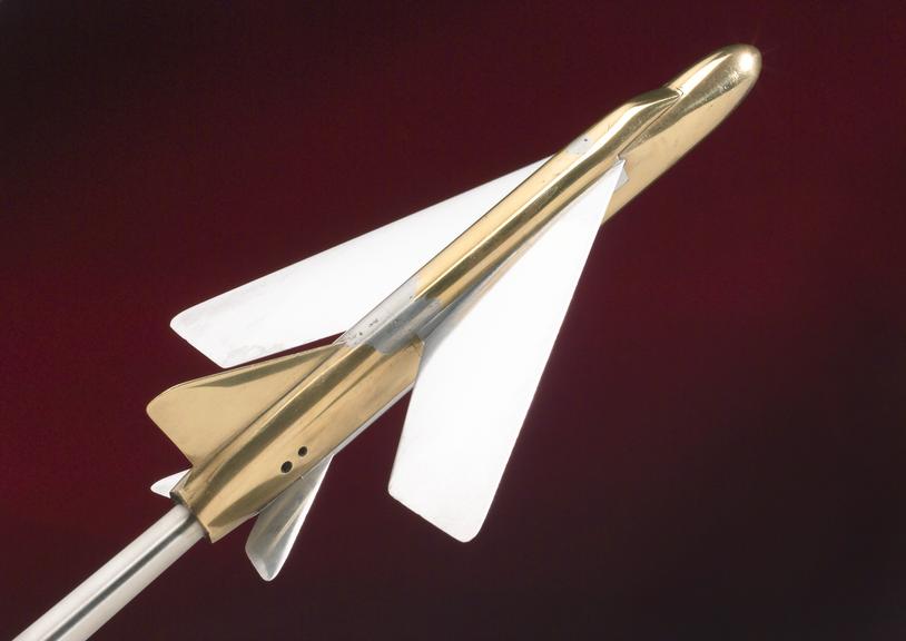 Wind tunnel model of English Electric "Lightning P1