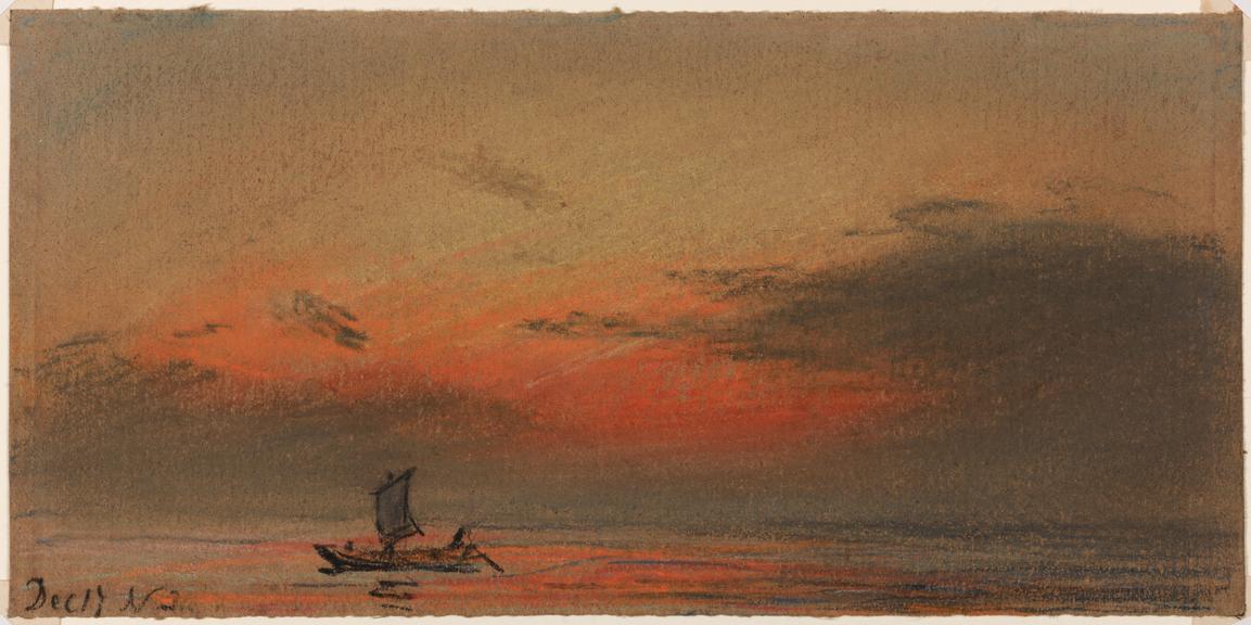 Ten sky sketches by William Ascroft