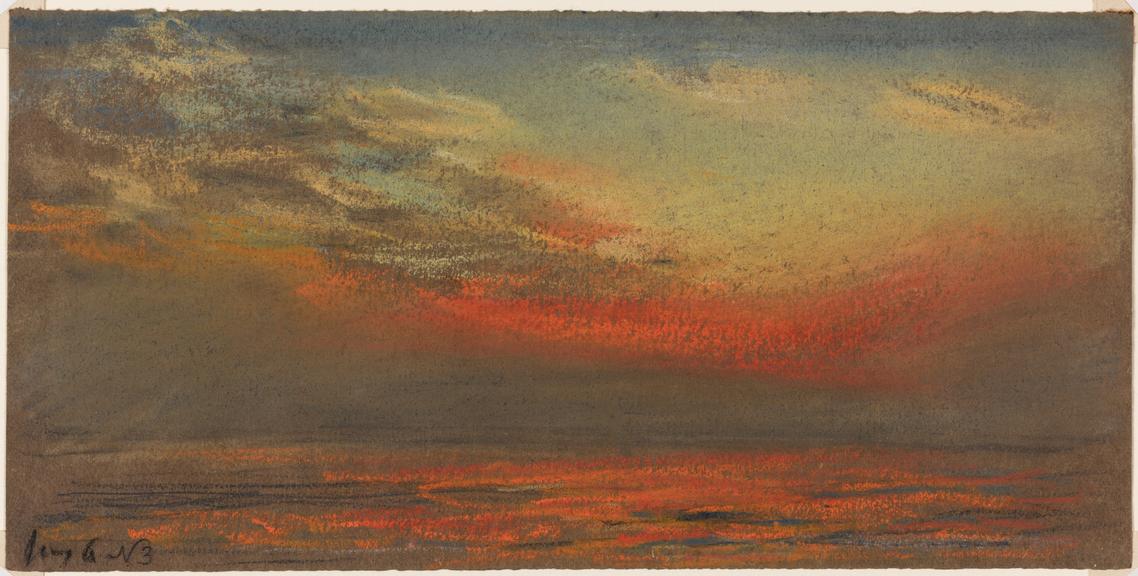 Ten sky sketches by William Ascroft