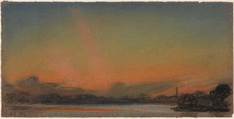 Eight sky sketches by William Ascroft