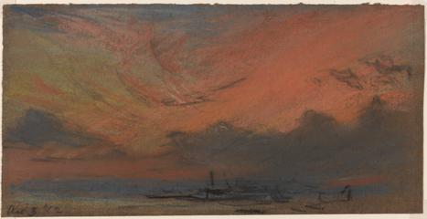 Nine sky sketches by William Ascroft
