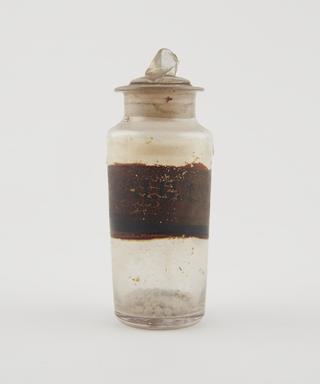 Bottle, clear glass