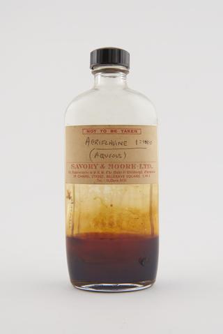 Poison bottle, labelled  "ACRIFLAVINE..."