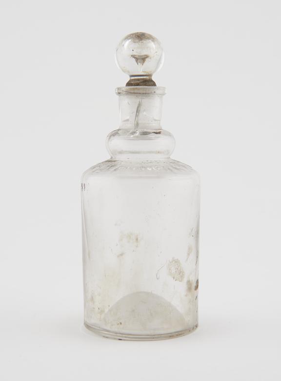 Glass dispensing bottle, possibly German