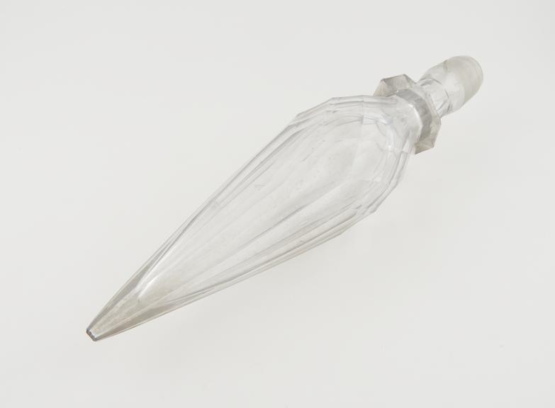 Glass faceted pharmacy display carboy stopper, stopper only